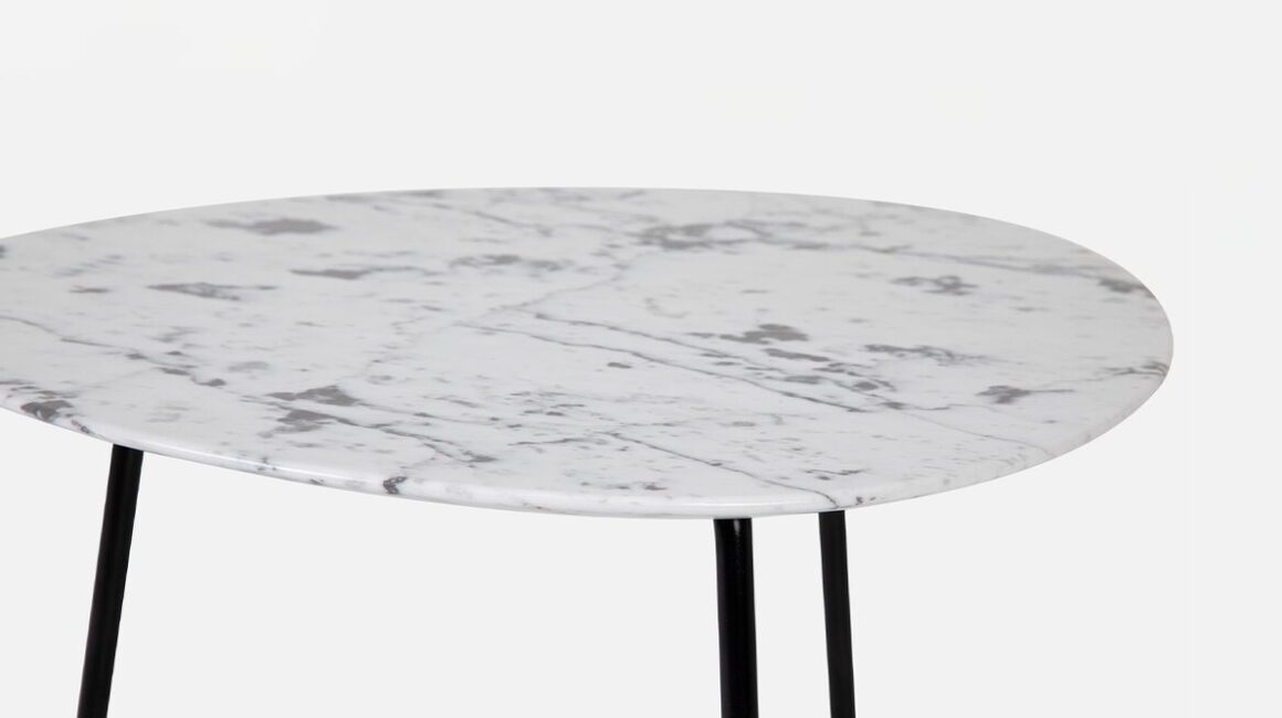Mesa Lateral Nature Tri Mármore