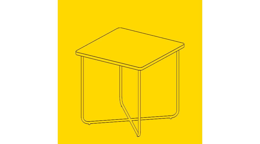 Mesa Lateral e de Centro Cube